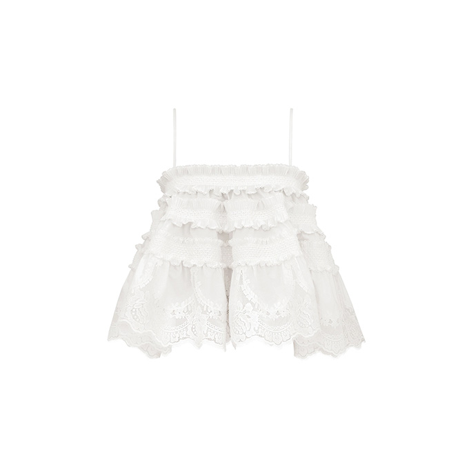 zimmermann alchemy shirred bandeau top